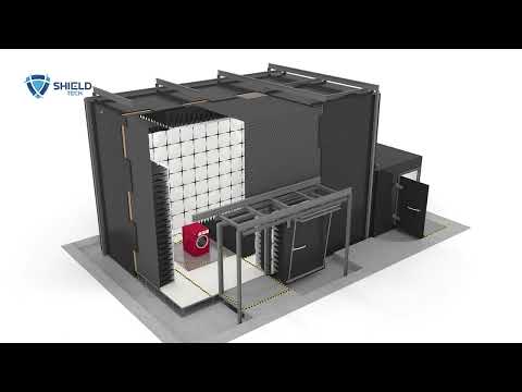 TESTUPS Anechoic Test Chamber Akustik Test Odası 3d Tanıtım Animasyonu