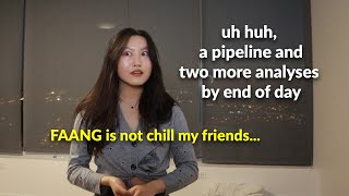 A hard work day (ft. new NLP project) | FAANG data science isn't chill | vlog 1