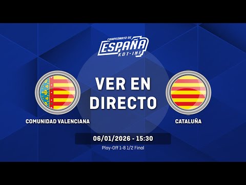 COMUNIDAD VALENCIANA vs CATALUÑA | Play-Off 1-8 | 1/2 Final | CESA Cadete Femenino