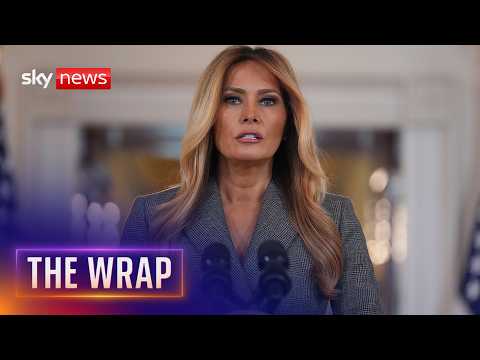 Melania Trump takes centre stage with a plea | The Wrap with Anna Botting