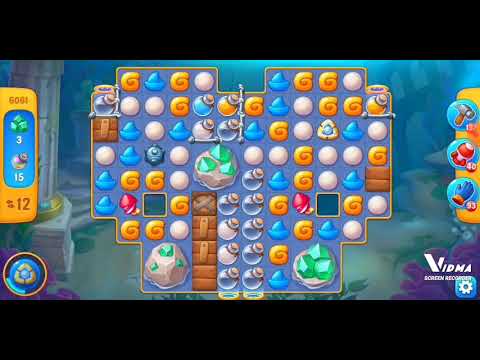 Fishdom. 6061 level no boosters and diamonds