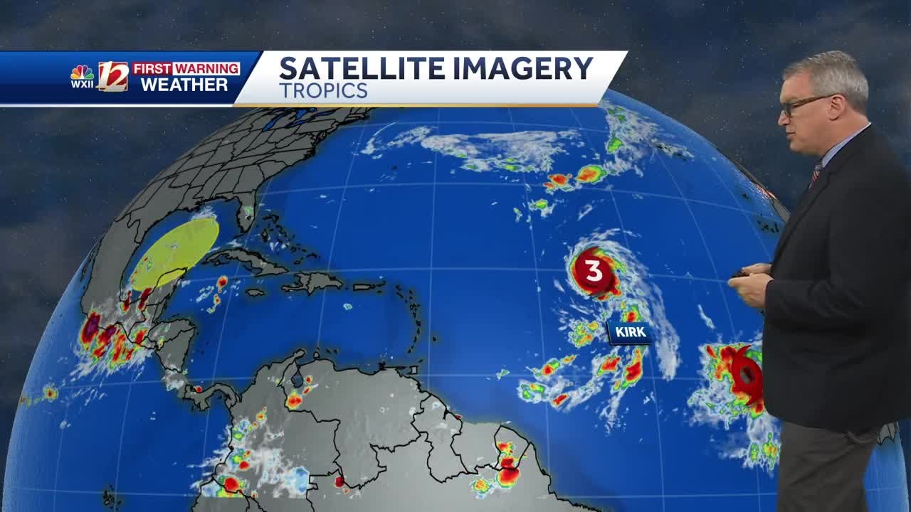 Hurricane Kirk getting stronger, Leslie to become next hurricane