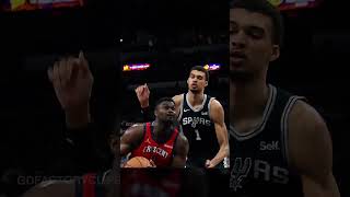 Zion teaches Wemby a lesson 😳