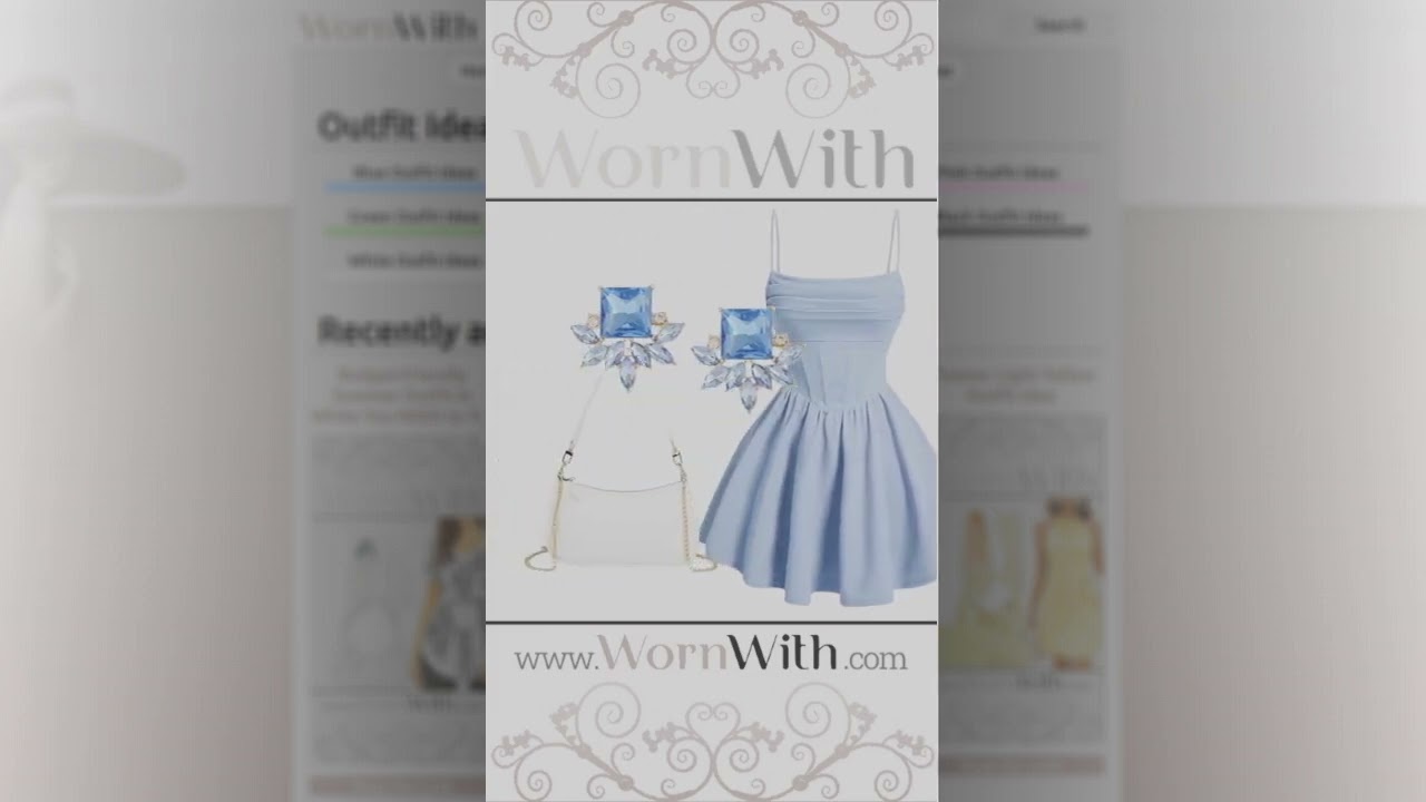 Summer Blue Trendy Outfit Idea Blue Summer Outfit Inspiration