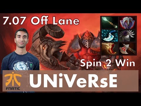 UNiVeRsE Axe Offlane | Spin 2 Win | 7.07 Update Patch Dota 2 Gameplay Pro MMR