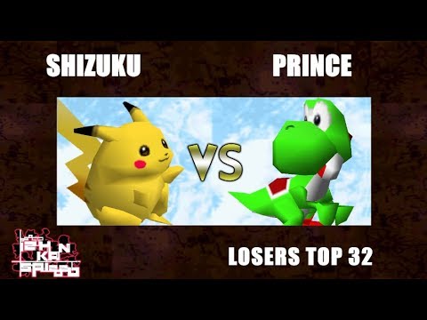 Kansai 2020 - Prince (Yoshi) Vs. Shizuku (Pikachu) Super Smash Bros Top 32 - SSB64