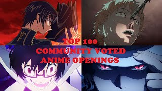 Download lagu TOP 100 Community Voted Anime Openings... mp3