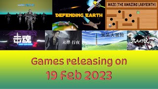 New GAME RELEASES on 19 February 2023