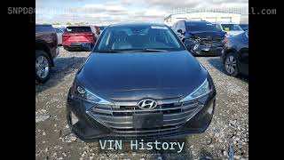 2020 Hyundai Elantra 5NPD84LF6LH573011