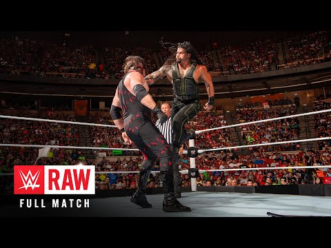 FULL MATCH: Roman Reigns vs. Kane | Last Man Standing Match: Raw, Aug. 4, 2014