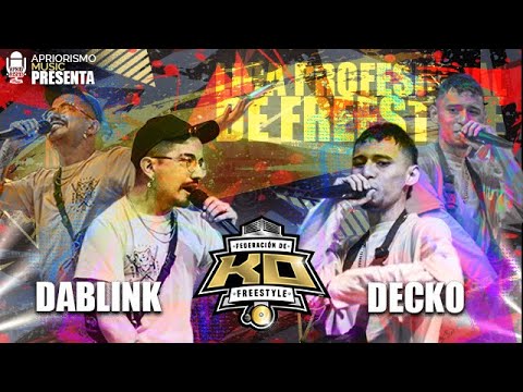 DECKO vs DABLINK 👺 K.O FDF jornada 7 🇨🇴 Liga Colombiana de freestyle