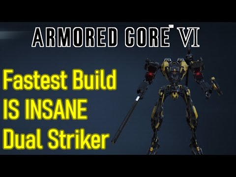 Armored Core 6 fast build is BROKEN OP, Dual Striker lightweight build with insane damage
