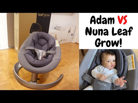 Adam tries out his Nuna Leaf Grow swing!