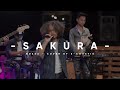SAKURA Fariz RM E COUSTIK LIVE JAMMING COVER AT BANARAN SKYVIEW