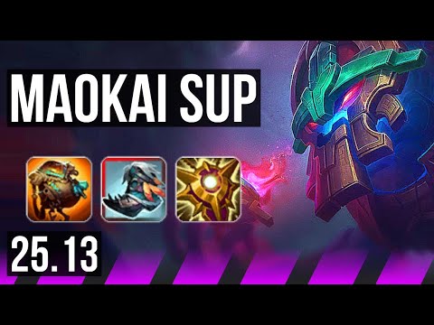 MAOKAI & Ezreal vs XERATH & Jhin (SUP) | KR Master | 25.13