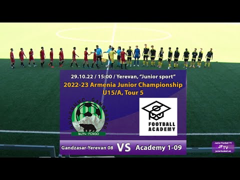 Gandzasar-Yerevan 08 (0-2) Academy 1-09 (29.10.22) 2022-23 AJC U15-A, Tour 5