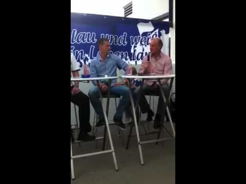 Talkrunde auf Schalke im Clubheim,11.4.2011