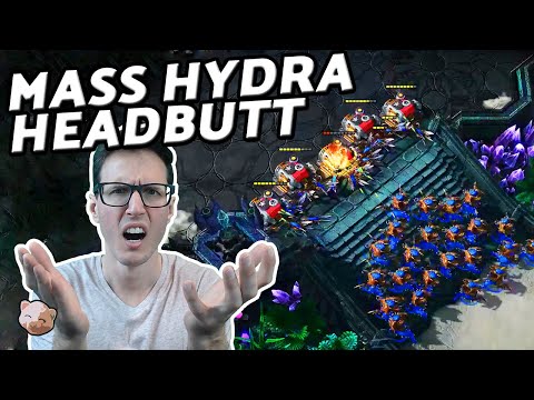 StarCraft 2 - MASS HYDRA HEADBUTT | Resurrection ICYFAR G2