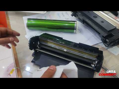 How to Clean Imaging Drum Unit on HP Color Laser 150-MFP 178-179 Printer.Fix Print Quality Issues.