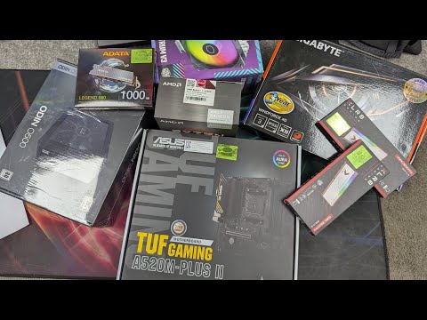 HOW TO BUILD AMD Ryzen™ 7 5700X PC | ASUS TUF A520M-PLUS | STEP BYE STEP ASSEMBLY