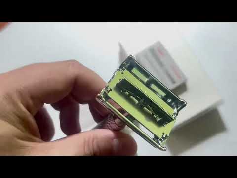 Станок для бритья ручной безопасный мужской дорожный набор футляр с зеркалом - фото 2 - id-p2874307096