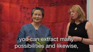 Chunghie Lee: 'Pojagi and Beyond' at the 2009 Festival of Quilts, England