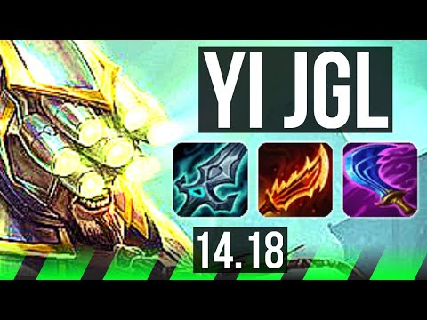 MASTER YI vs GRAVES (JGL) | 12/0/3, Rank 5 Yi, Legendary | NA Grandmaster | 14.18