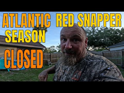 Atlantic RED SNAPPER 2026 season has been CANCELLED!!!
