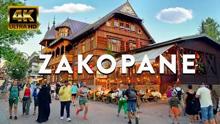 Zakopane  pełne życia – Krupówki, góry i letnie atrakcje 🇵🇱 [4K]