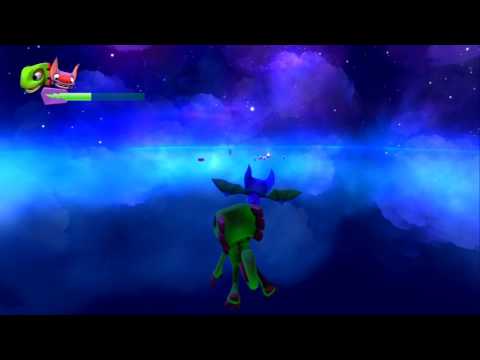 Yooka-Laylee: Galleon Galaxy: Items in the sky