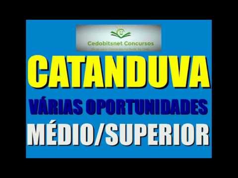 CATANDUVA SP CONCURSO PÚBLICO PREFEITURA CATANDUVA SÃO PAULO PROVA SIMILAR ANTERIOR GABARITO SIMULAD
