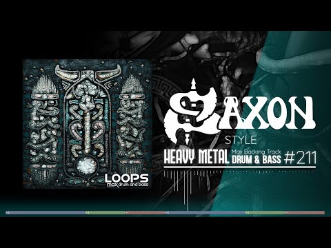Heavy Metal Backing Track / Drum And Bass / Saxon Style / 130 bpm Jam in D# Minor