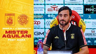 PRESS AREA | AQUILANI NEL DOPO GARA DI CATANZARO-SUDTIROL