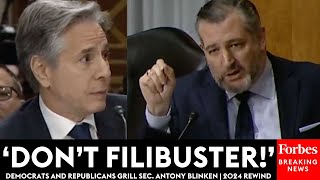SUPERCUT: Republicans And Democrats Grill Antony Blinken During Hearings | 2024 Rewind