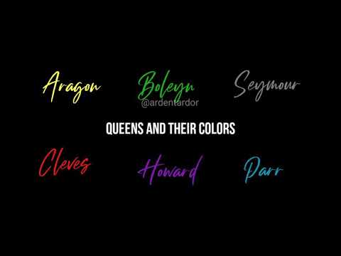 Megasix by Six the Musical but it's color coded | REMASTERED