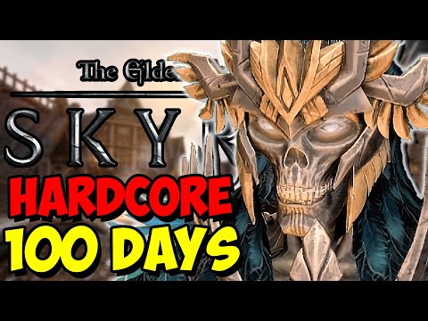 I Survived 100 Days as a Lich in Skyrim - Challenge