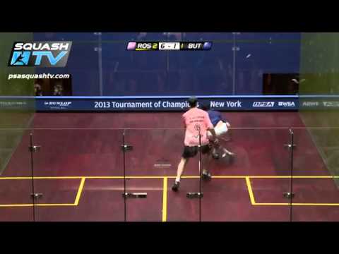 Squash : MegaRallies - Rosner v Butt  #  EP.28