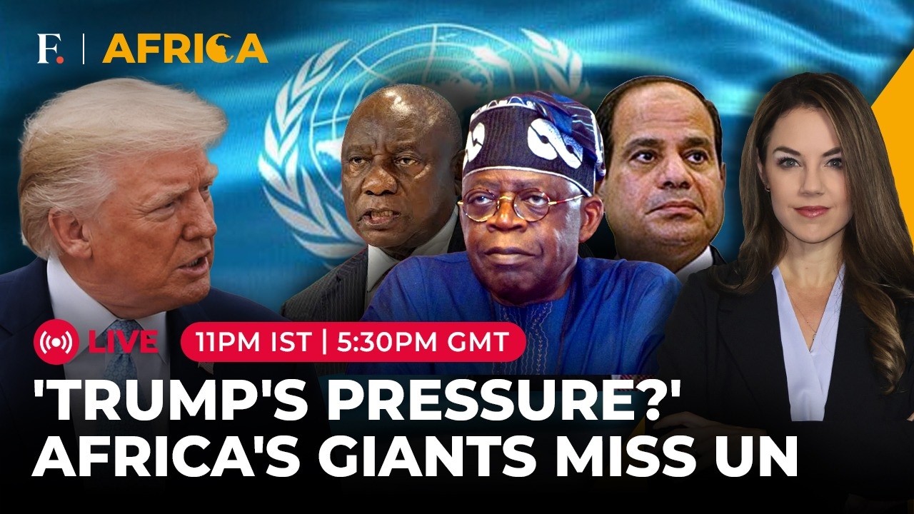LIVE | Fearing a Trump Clash?: Why Ramaphosa, Tinubu, and Sisi Skipped UNGA | Firstpost Africa