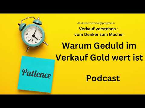 25 Geduld im Verkauf
