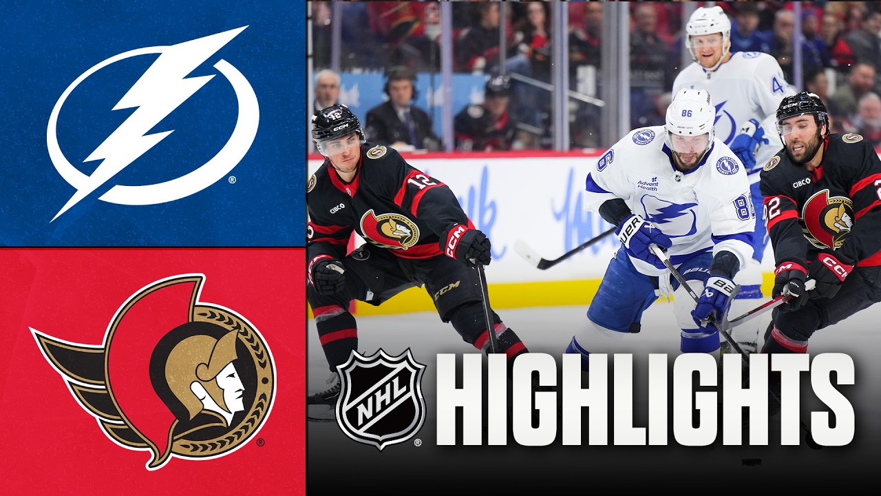 4월8일 오타와 탬파베이 NHL 하이라이트