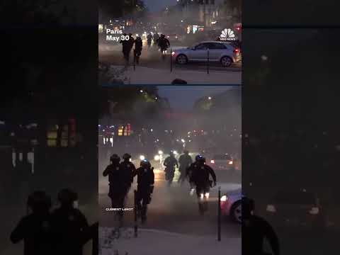 Champions League celebrations turn chaotic in Paris