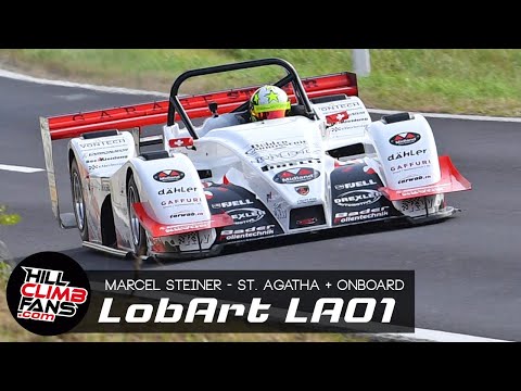 264km/h Topspeed LobArt LA01 - Marcel Steiner | Hill Climb St. Agahta 2023 +ONBOARD
