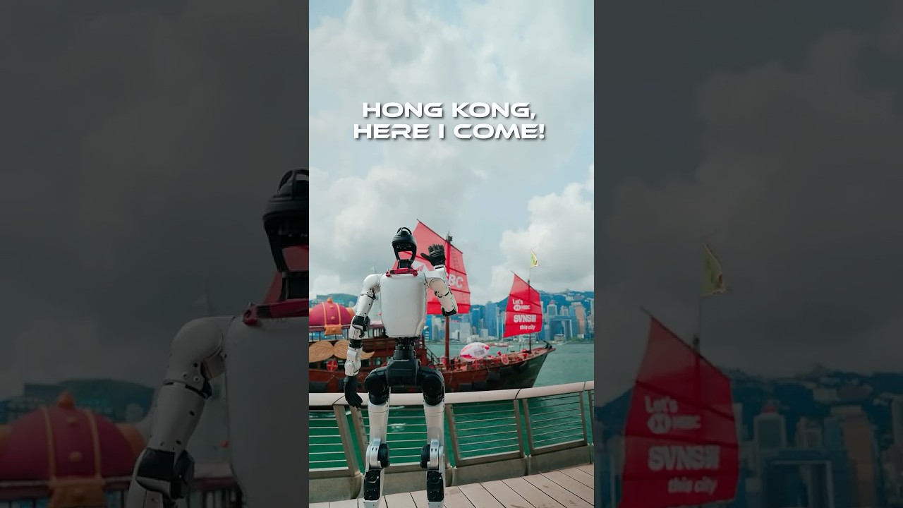 🤖🦿When Robots Take a Playful Spin Around Hong Kong |  機械人香港冒險記 ❤️