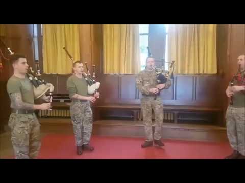 Royal Scots Dragoon Guards Pipes and Drums - The Battle Of Waterloo Hornpipe ( Arr. P/M Ben Duncan)