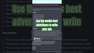 ChatGPT Prompt for Powerful Google Ads #googleadwords #shorts #chatgpt