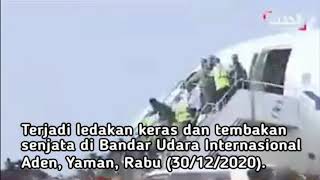 Seconds Seconds There was a Bomb Explosion at Yemen Airport Captured on Camera