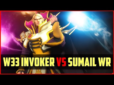 Secret.w33 Invoker vs EG.SumaiL WR MID Ranked DOTA 2 gameplay