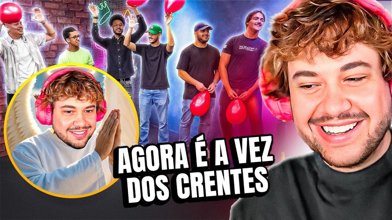 CRENTES FURAM BALÃO E ESCOLHEM GAROTA! - React Paulo Vita Show