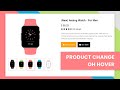 Ecommerce Site Product Details Page With Image Hover Effect | HTML, CSS & JS