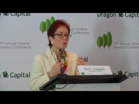13th Dragon Conference. Opening remarks: Marie L. Yovanovitch, US Ambassador in Ukraine